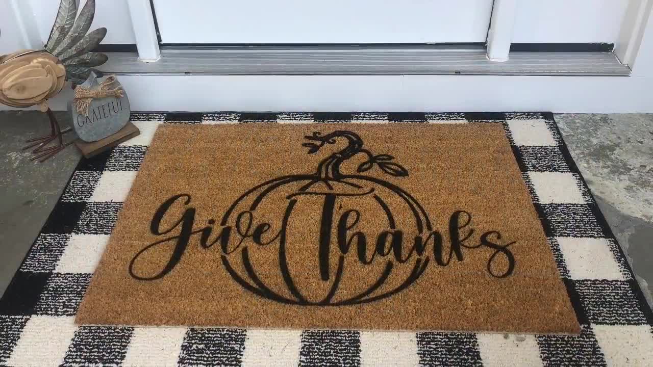 Funny Pet Doormat: Pawsitive Vibes Only – Home With Ink