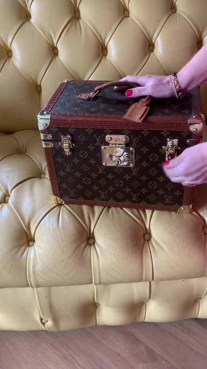 Louis Vuitton Boite Train Case Vanity Trunk Special Order