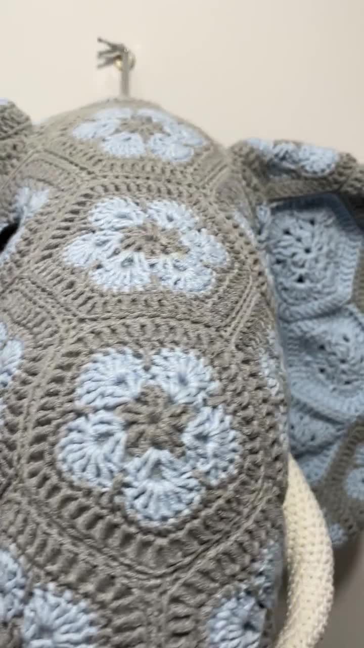 Nelson the African Flower Crochet elephant Trophy Head, PDF pattern only,  digital download, Faux Taxidermy wall decor.