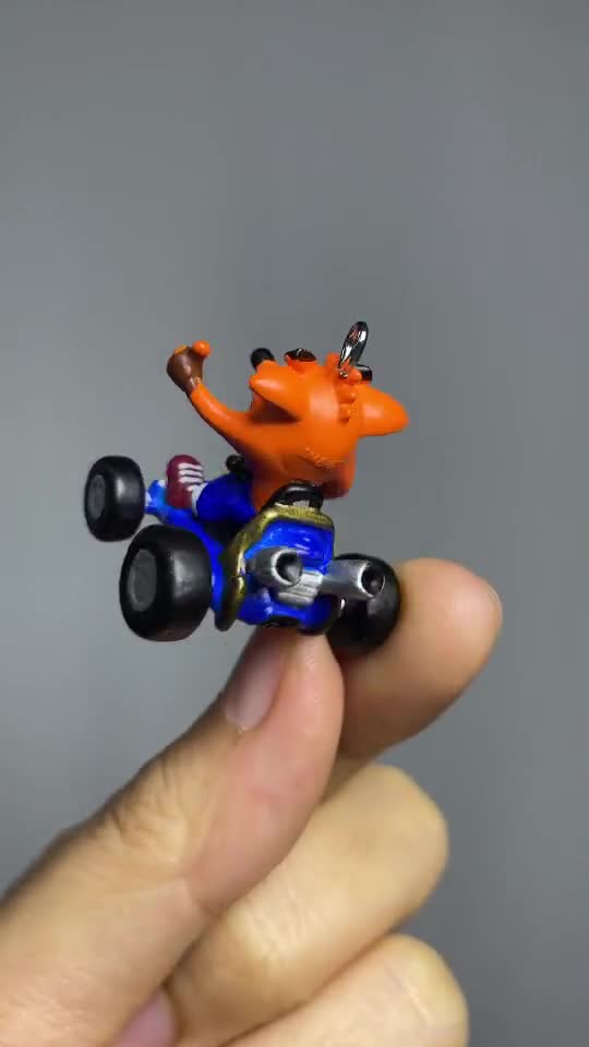 2000年代のヴィンテージクラッシュ・バンディクーフィギュア