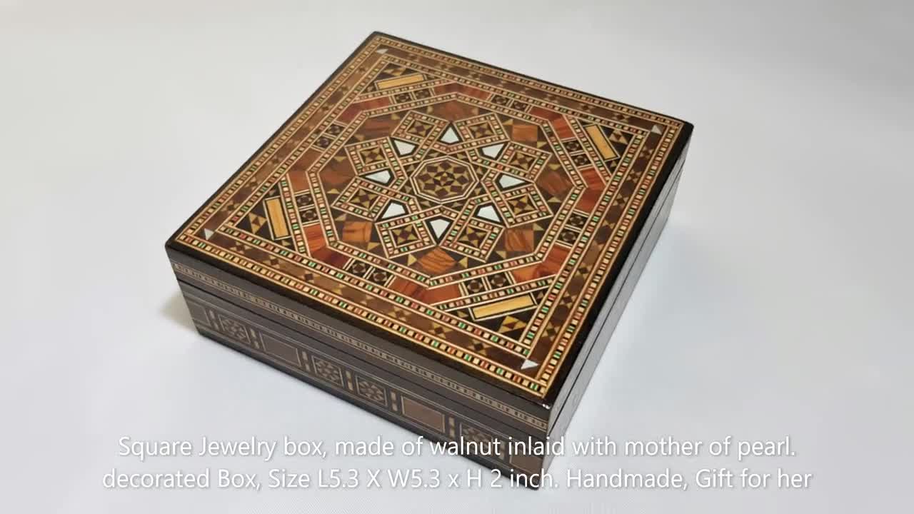 Brown & Cream Jewelry Packaging Box With Inlay - Luxury Wedding  Invitations, Handmade Invitations & Wedding Favors