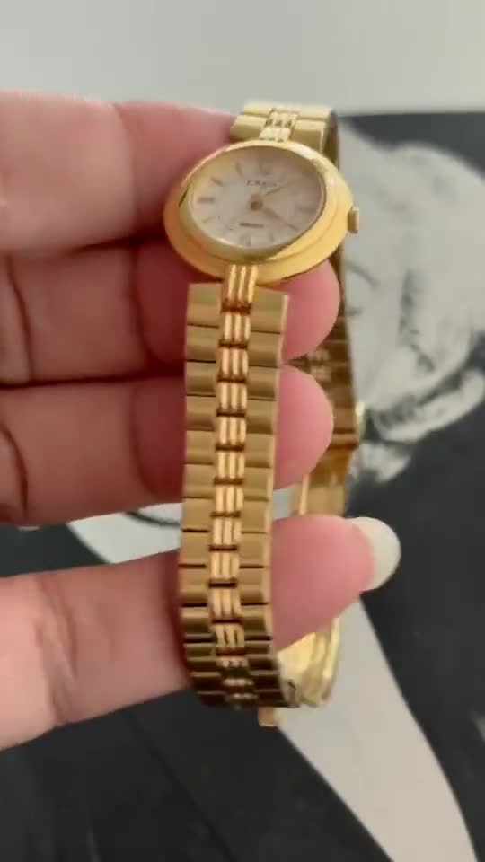 Vintage SEIKO CREO 90s Gold Tone , Japan Made , Japan Quartz