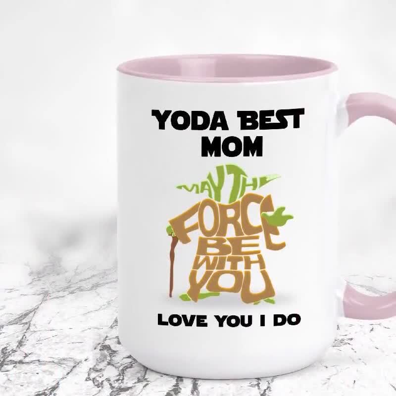 Best Mom Ever, Yoda Best Mom Mug, Mom Birthday Gift, Yoda B