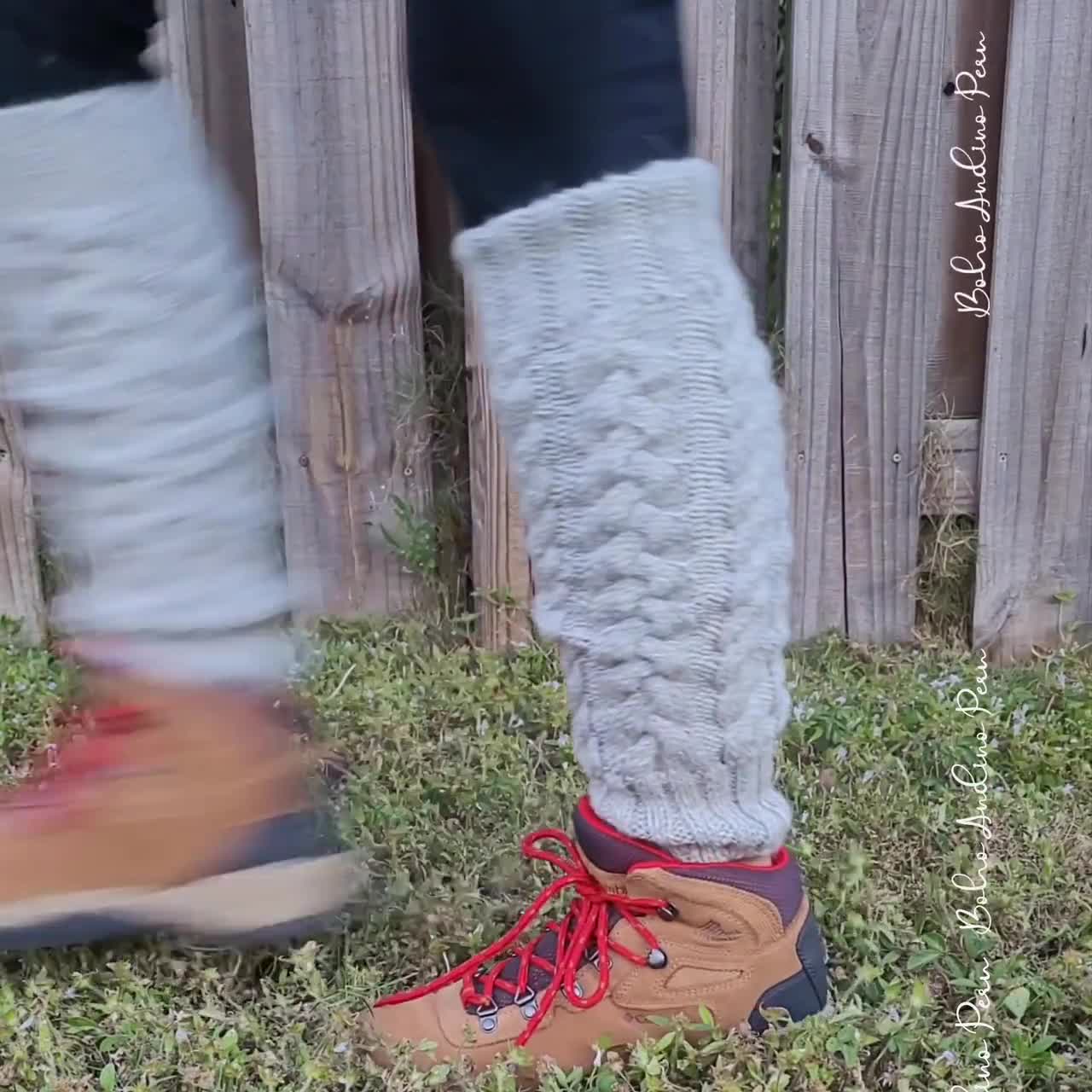 Cabled Leg-warmers - Ballintotas Alpacas