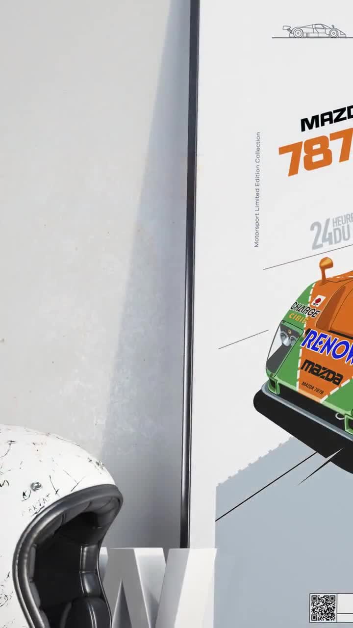 Mazda 787B Limited Edition High-quality Print | Gift for