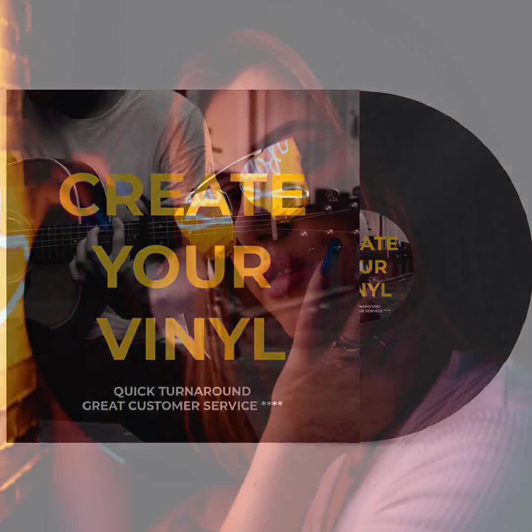 Custom Vinyl Record with Picture & Songs: Personalized Mixtape video poster