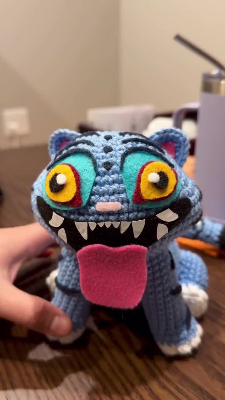 Blue Tiger Crochet Pattern | Animal Amigurumi | PDF Pattern - Etsy