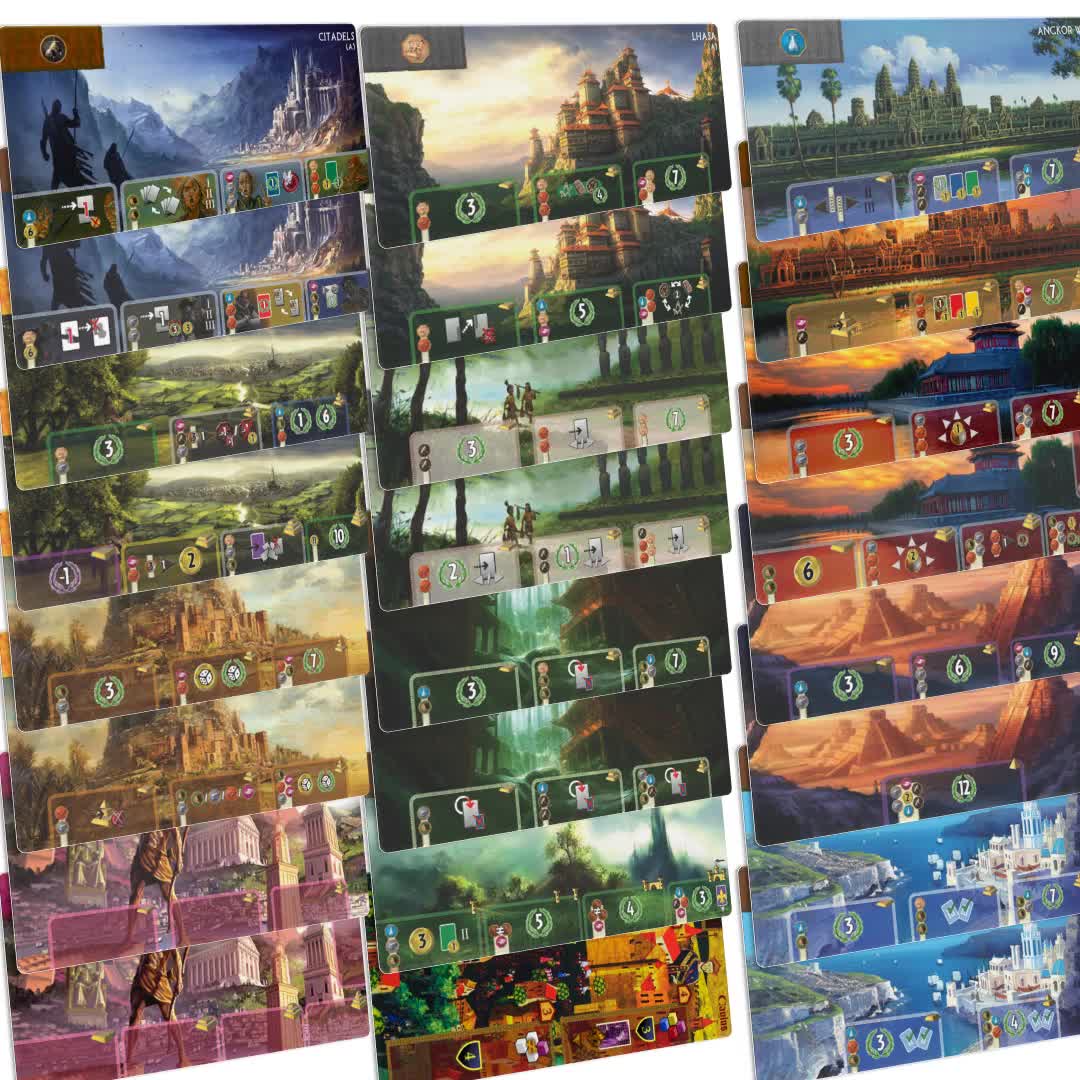 7 Wonders Fan Made Expansion 27 Wonders Pack - Etsy