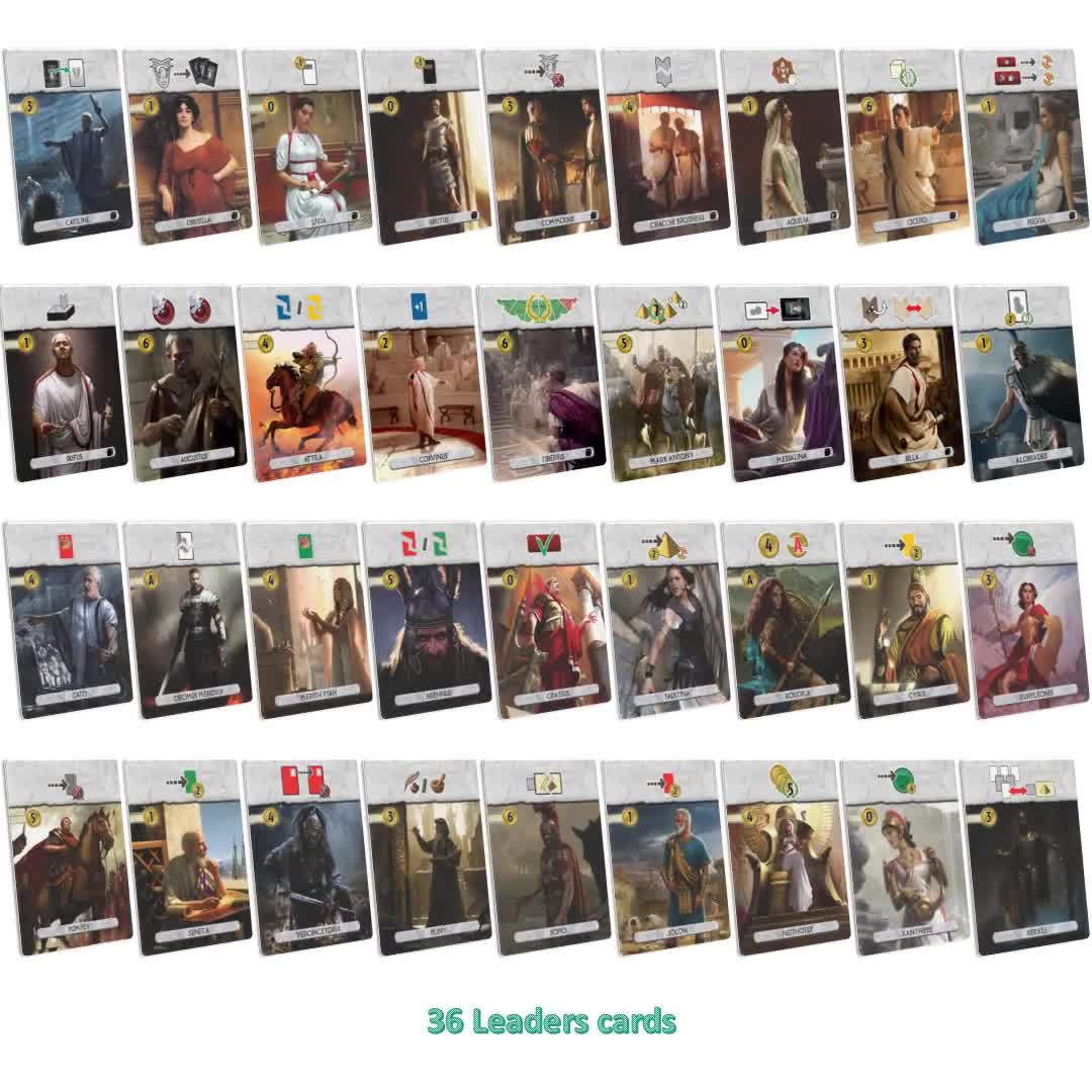7 Wonders Duel Leaders Pantheon fans made expansion - Lucky Player shop