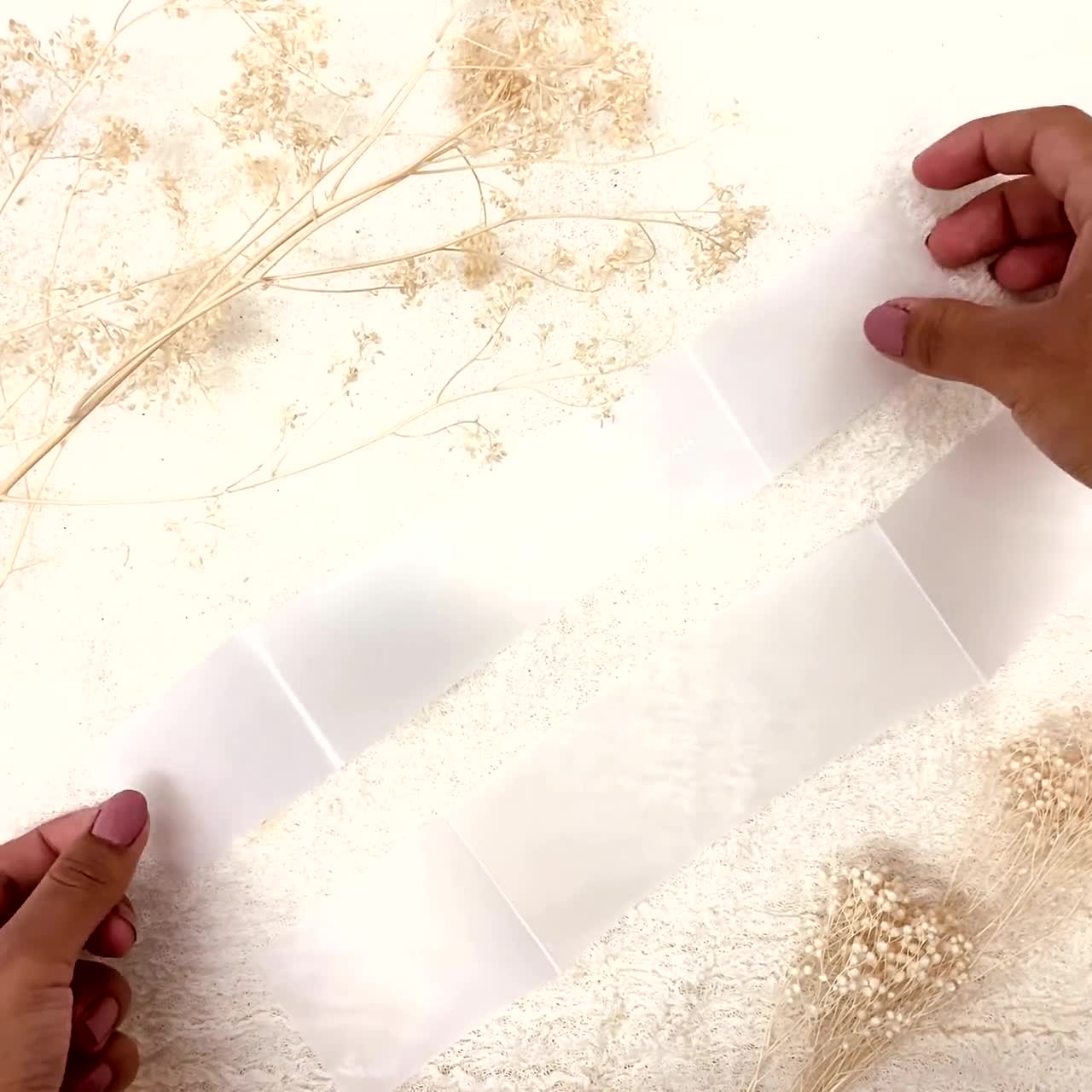 Vellum Jackets for 5 X 7 Inch Wedding Invitations Transparent Wrap