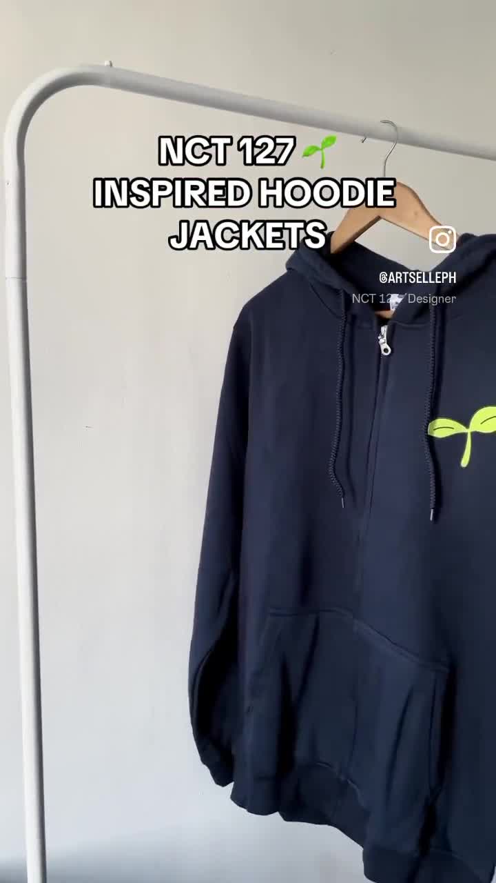 NCT 127 Jacket Sprout KPOP Inspired Navy Blue Hoodie - Etsy