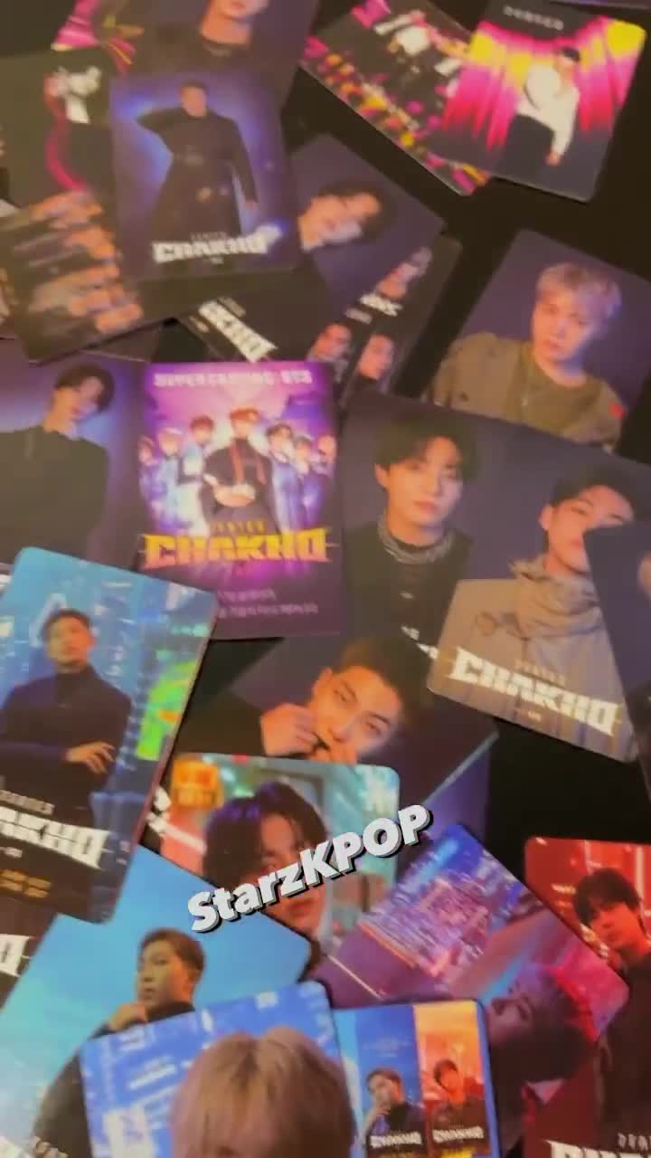 BTS PHOTOCARDS, 55 Assorted BTS 7 Fates Chakho Photocards