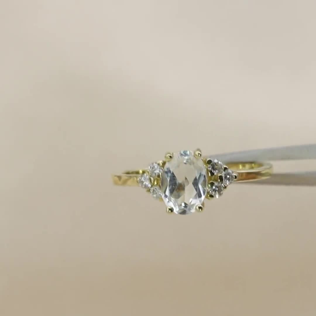 6x8mm Oval Pink Tourmaline Engagement Ring 14K White Gold 1.35ct Tourmaline  Ring Diamond Ring Diamond Halo Ring,Half Eternity Diamond Band