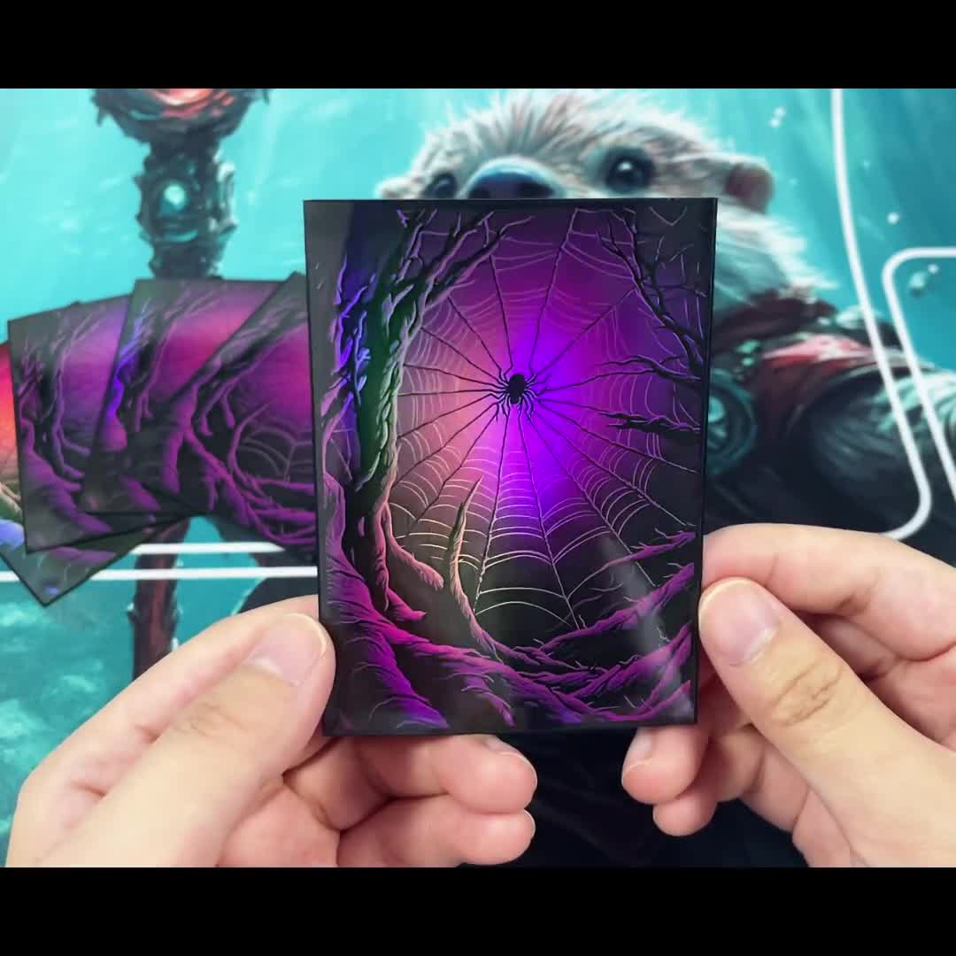 Spider Art MTG Card Sleeves - 100ct Matte, Ultra-Durable Sleeves For Standard Cards | Perfect For Intense Shuffling & Commander Decks