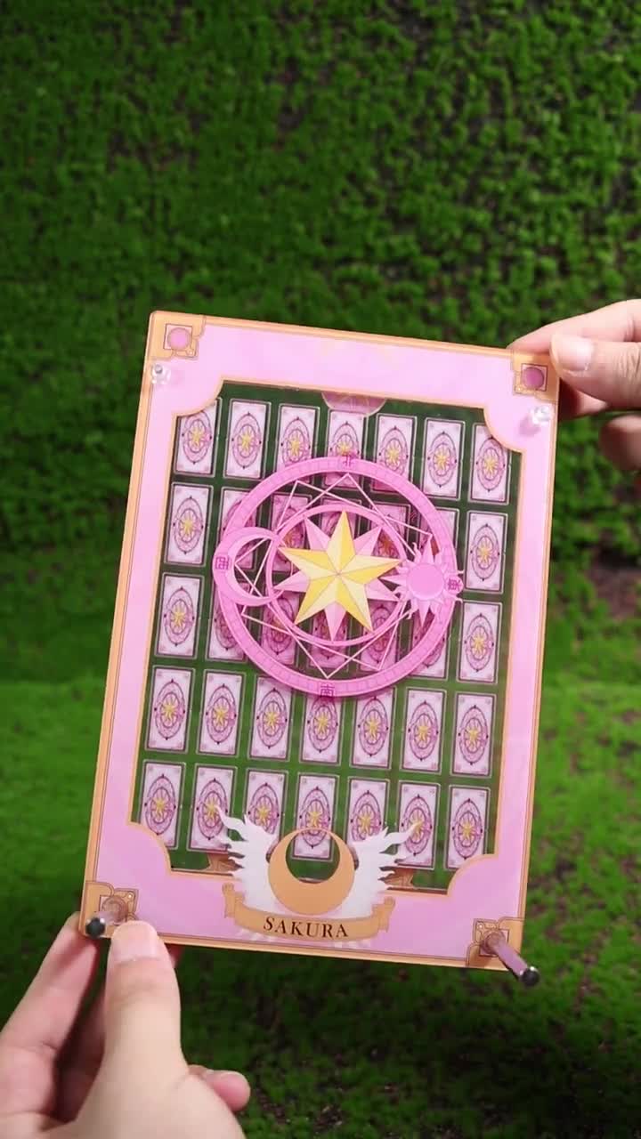 アクリル製ミニクロウカード さくらカード ディスプレイフレーム