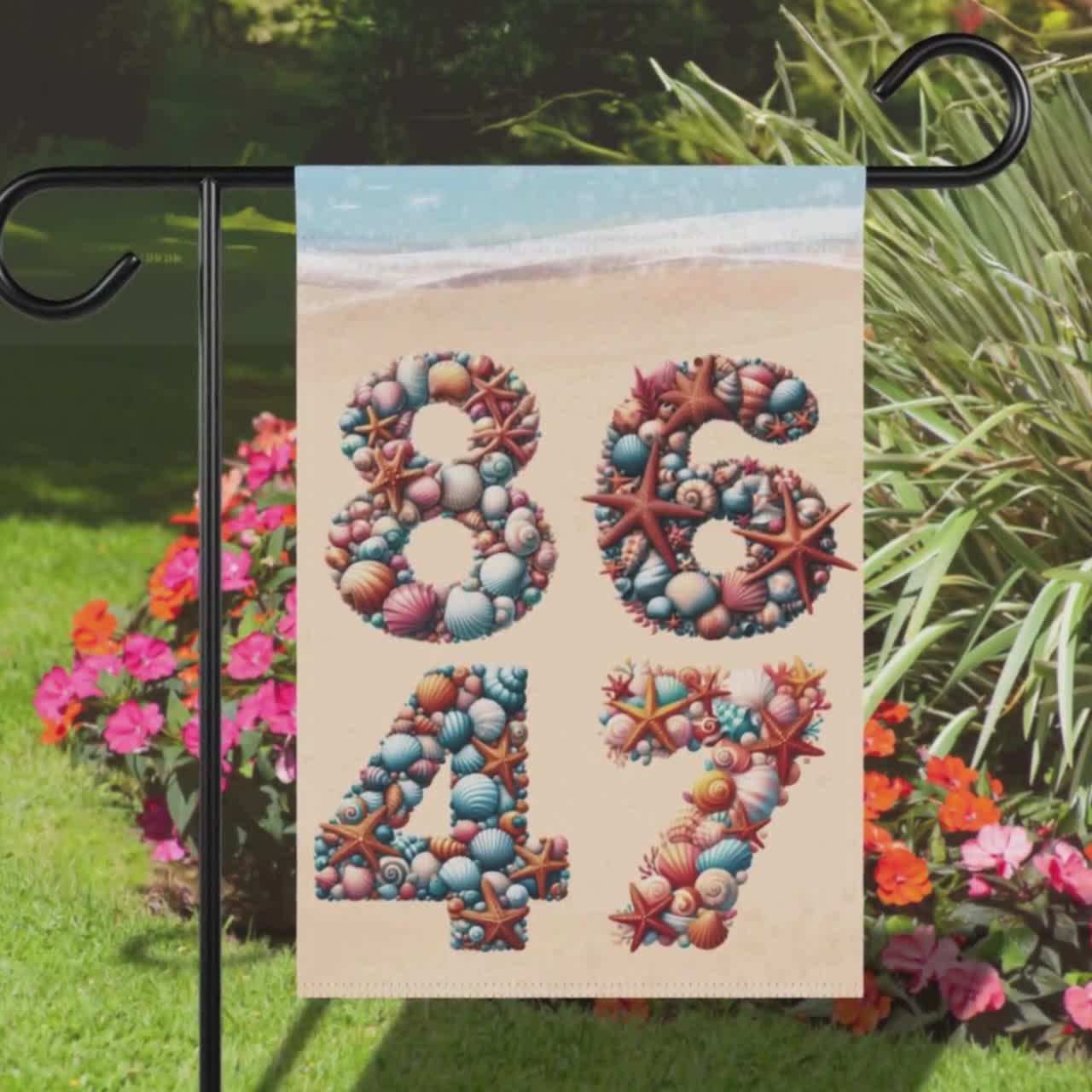 8647 Garden Flag, Subtle Anti Trump Flags, Not My President Social