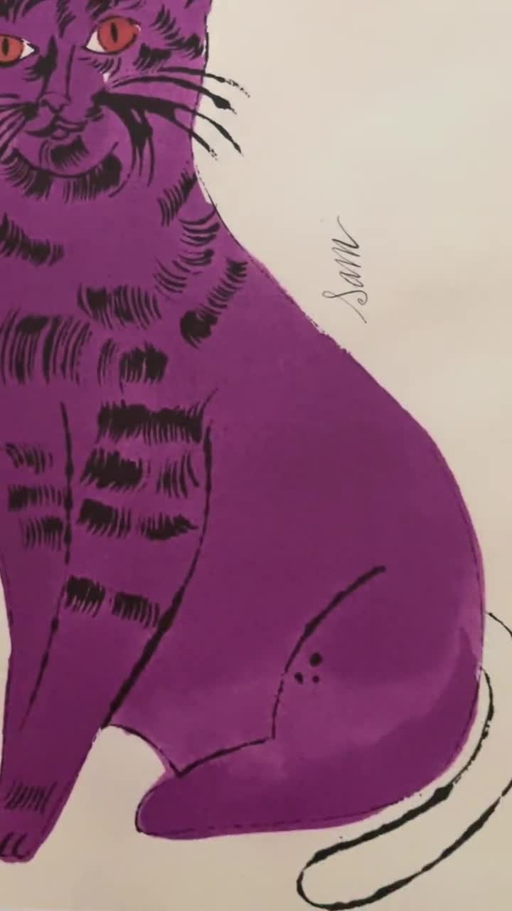 ANDY WARHOL - Cat Sam - Signed, Numbered Edition 99/100, 38