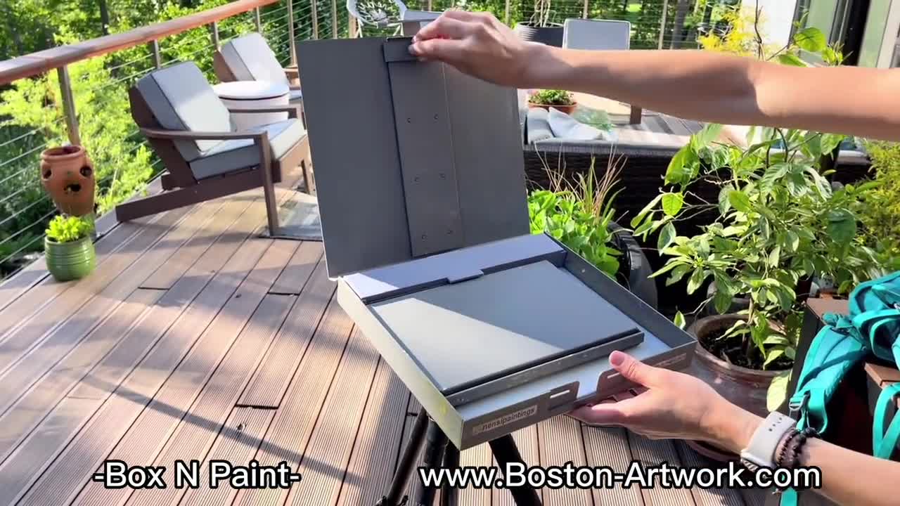 box N paint STORAGE medium (for OIL) — box N paint
