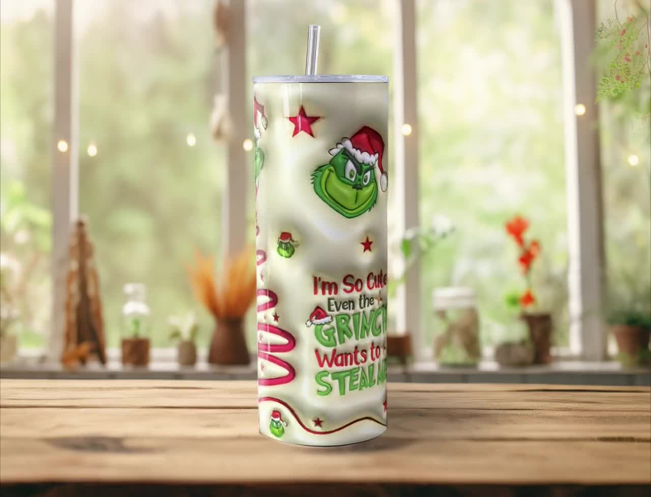 Stink Stank Stunk Grinch Tumbler Wrap, 20oz Tumbler Wrap - SvgBdaDesigns