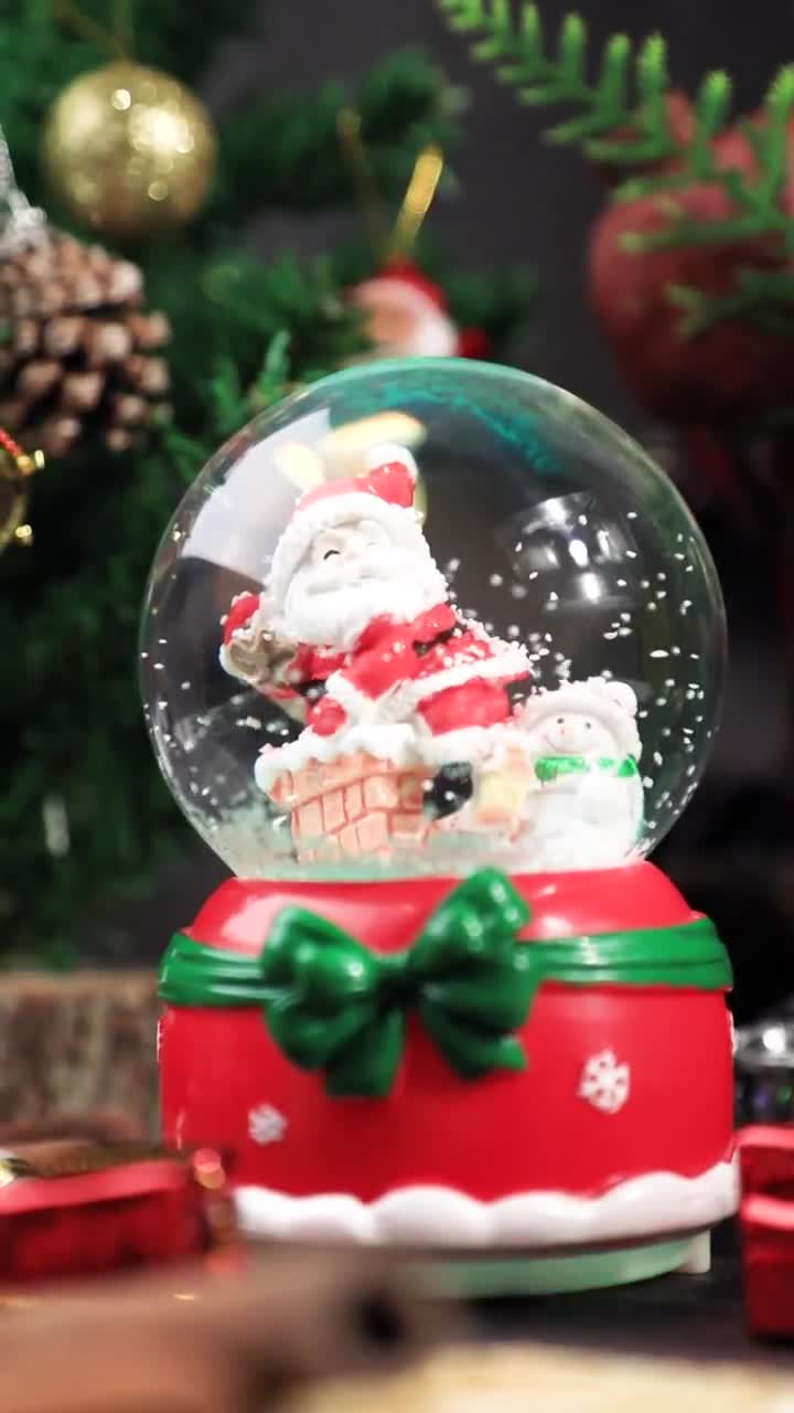 Decoración Navidad personalizada bola de nieve Pueblo mágico