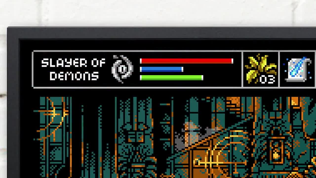 The Nexus Pixel Art Print: 8bit Demon's Souls Poster - Etsy