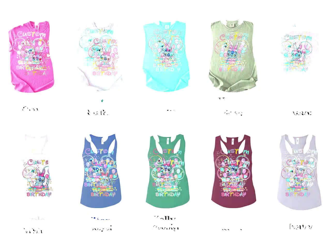 Custom Stitch Birthday Girl Shirt, Personalized Disney Stitch Birthday Shirt, Disney Family Matching Birthday Stitch T-shirt, 10262049 video poster