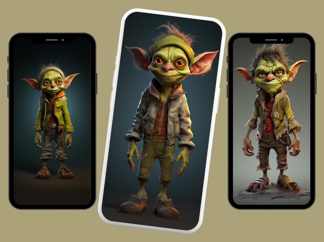 cute cartoon goblin core cell phone wallpaper fantasy wallpaper fantasy  fiction fairy core fairy core aesthetics fantasy background