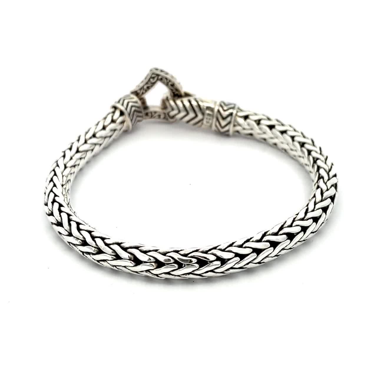 Garni 925 Sterling Silver Handcrafted Wheat Link Ladies Tamar 