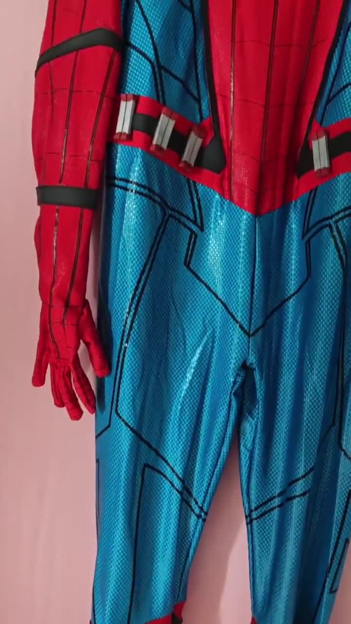 Personalized 3D Printed Spider-Man Bodysuit With Faceshell: Handcrafted Heroic Cosplay video poster
