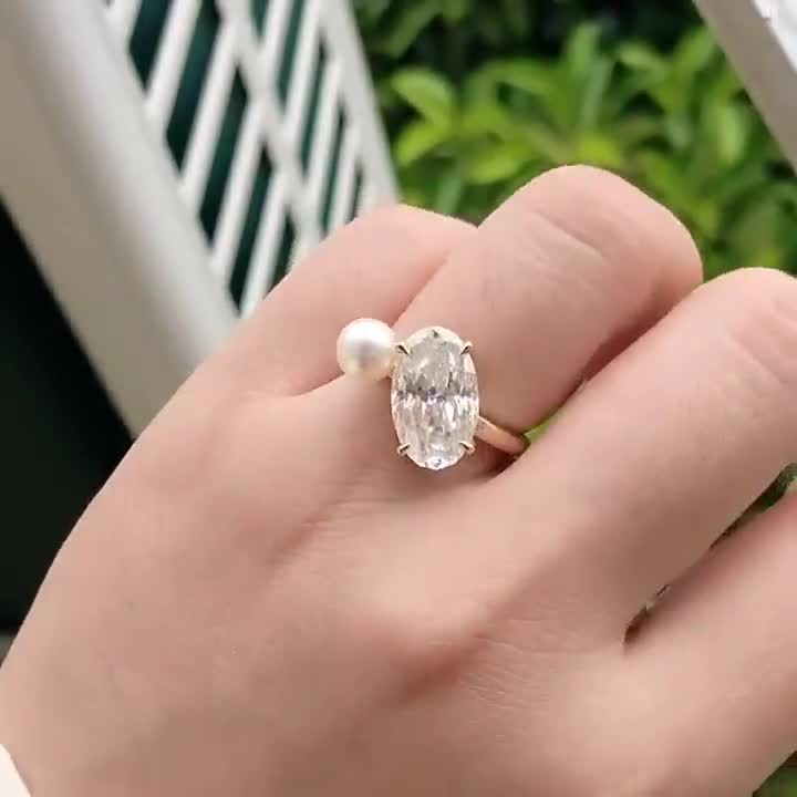 Custom Baguette Diamond Toi Et Moi Ring