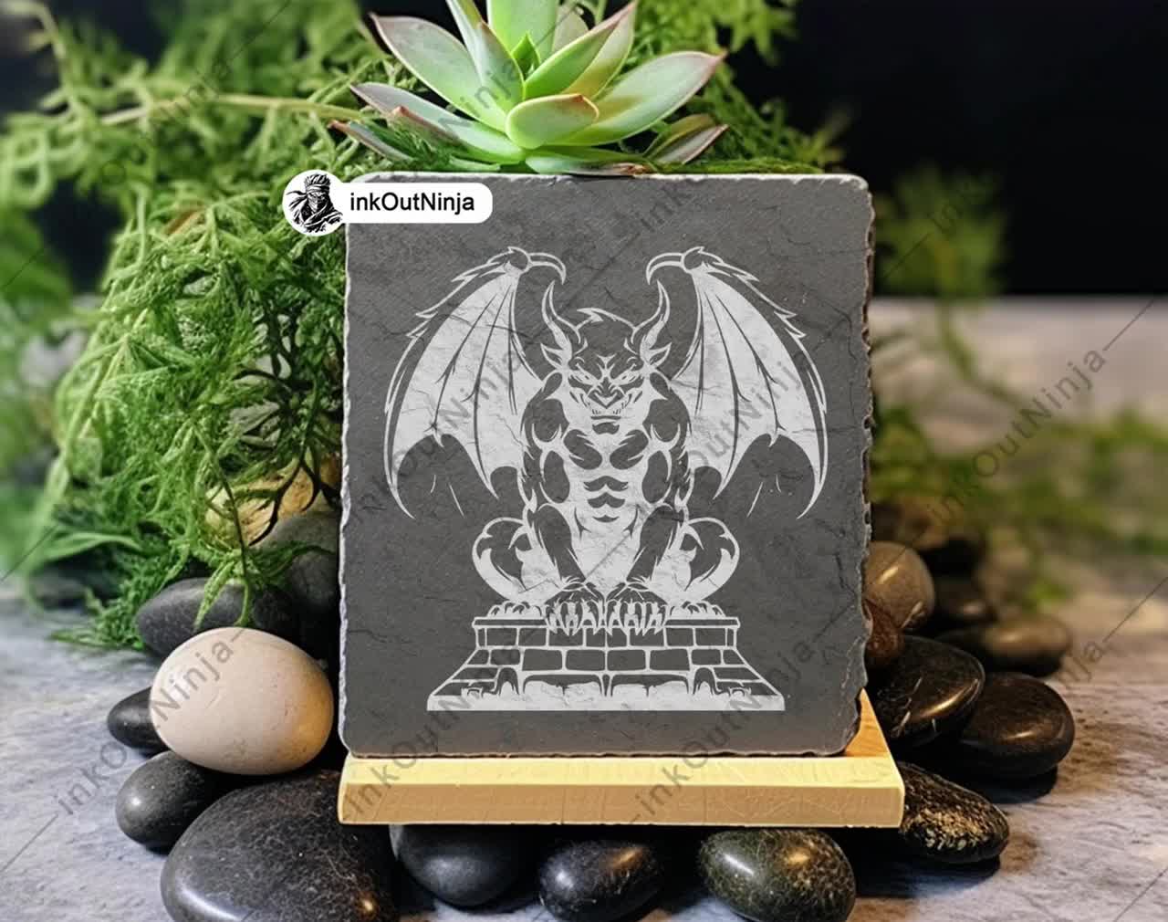 Gargoyle Gothic Stone Statue Grotesque Sculpted Medieval