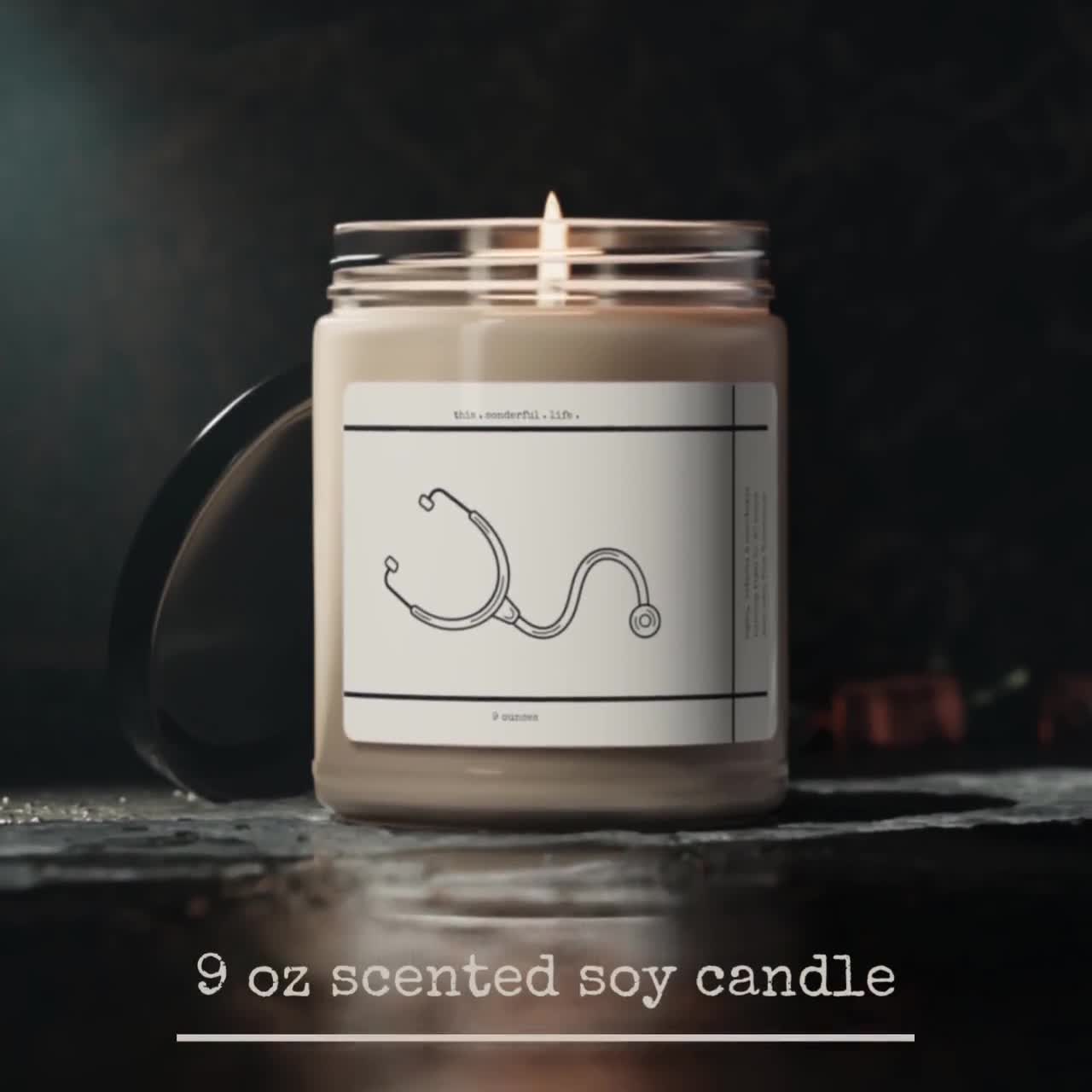 Smells Like Coquette Scented Soy Candle Pink Ribbon Bow