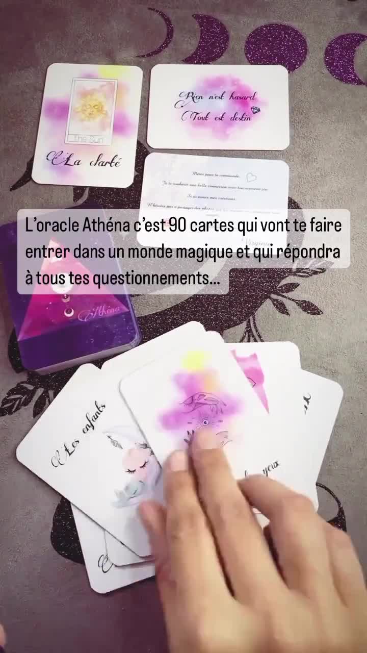 Oracle Athena 90 Cards / French Oracle / Divinatory Oracle
