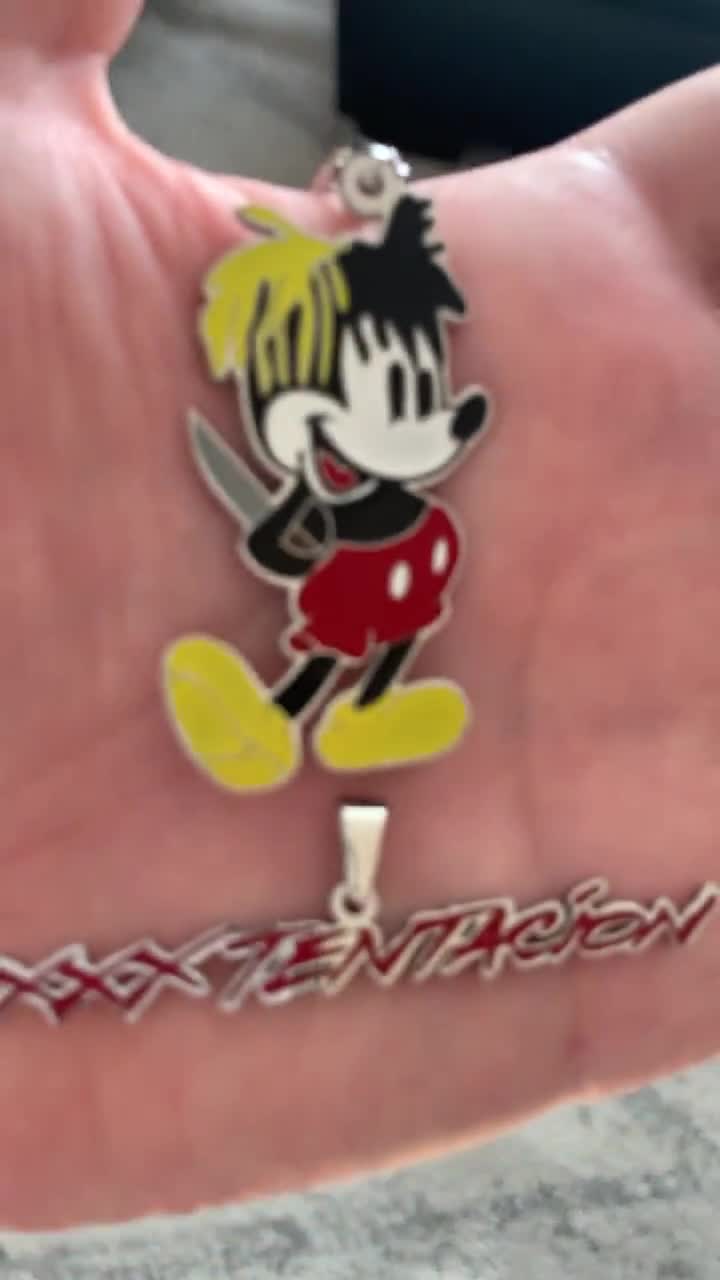 Xxxtentacion Mickey X Necklace! Stainless Steel & Multicolor