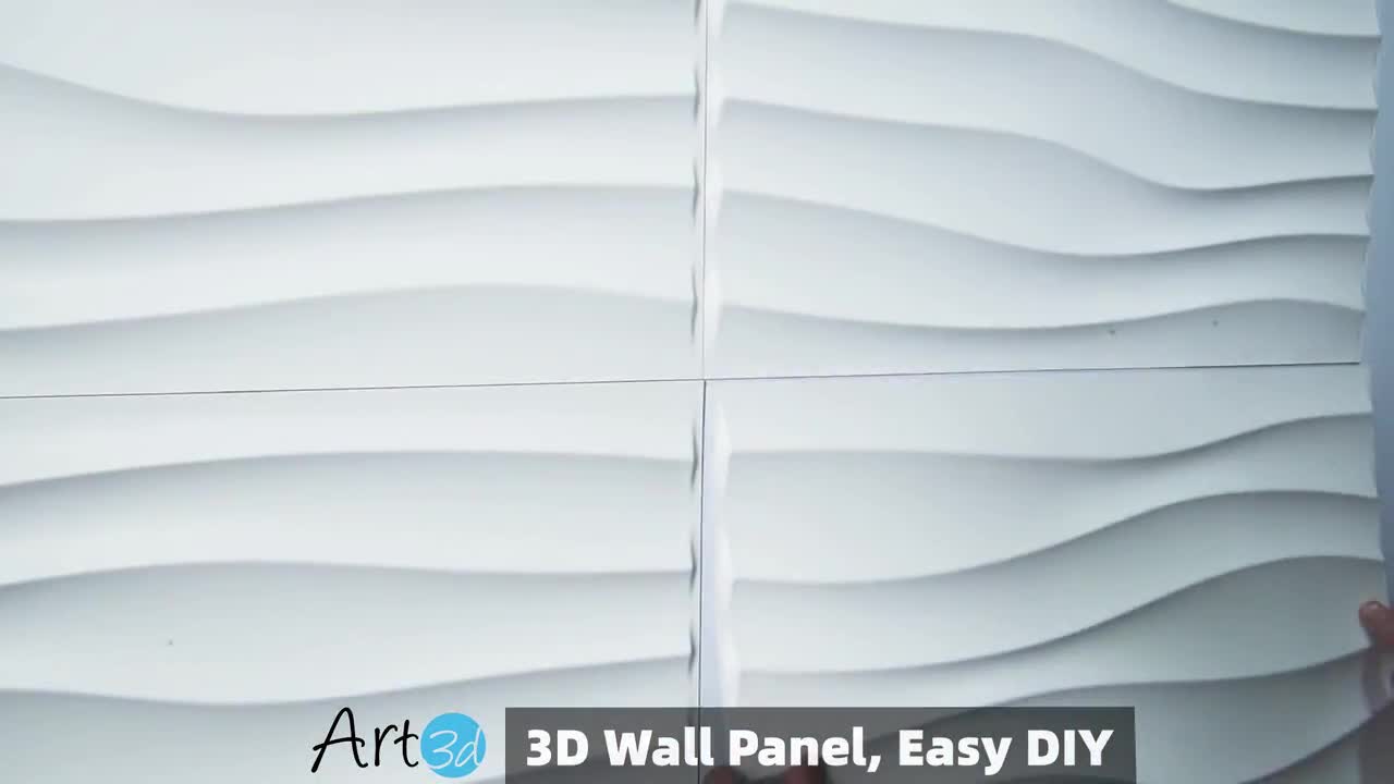 Art3d® Paneles de pared decorativos 3D Diseño de diamante de PVC Pared  plateada negra Paquete de 12 Cubierta de azulejos 25 pies cuadrados. -   España