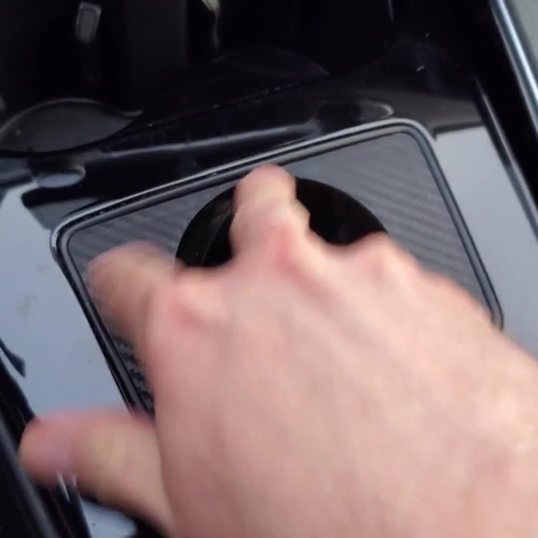 CONSOLE CENTRALI AUTO fibra di carbonio-telaio di regolazione volume