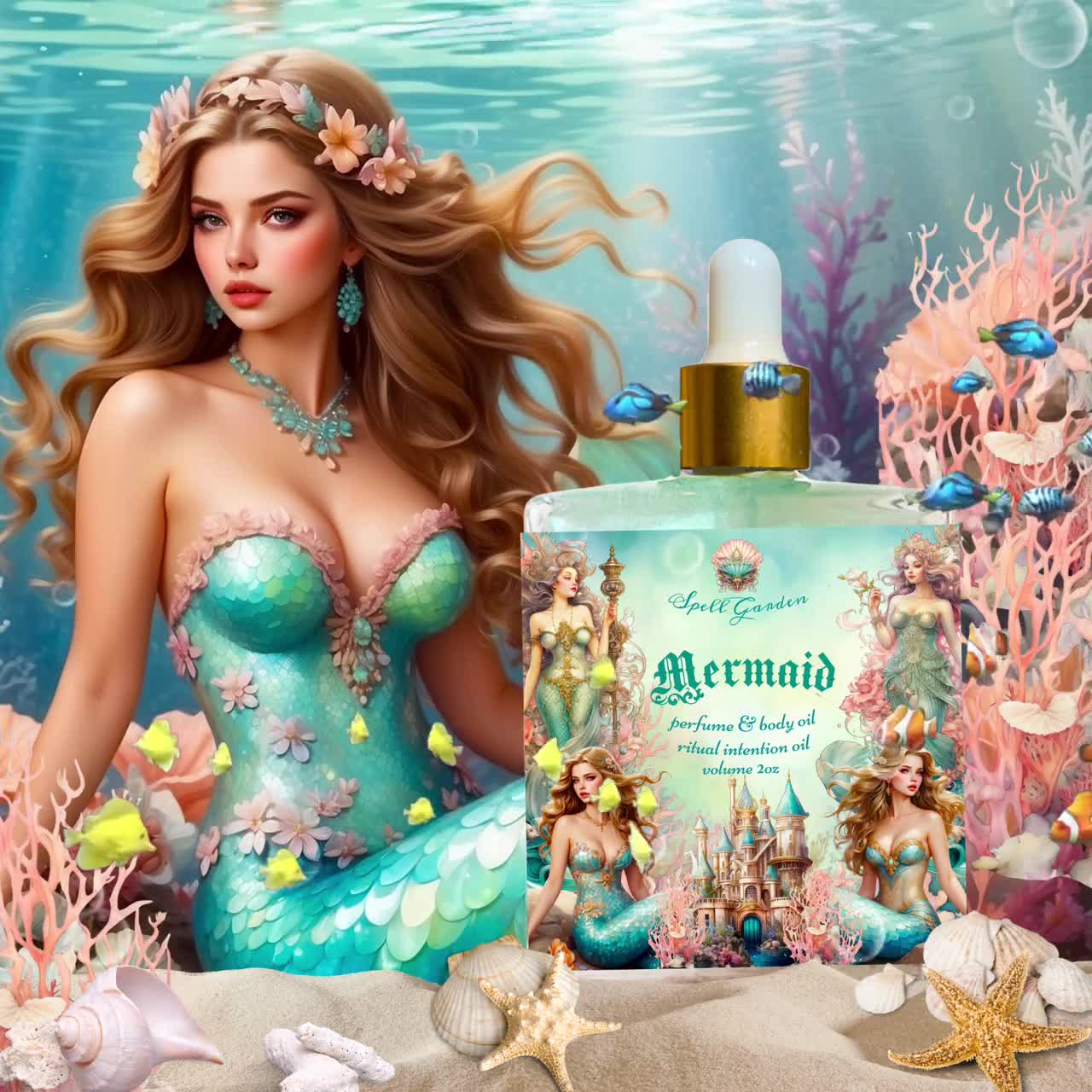 Mermaid Perfume/beach Perfume/natural Perfume/organic Perfume