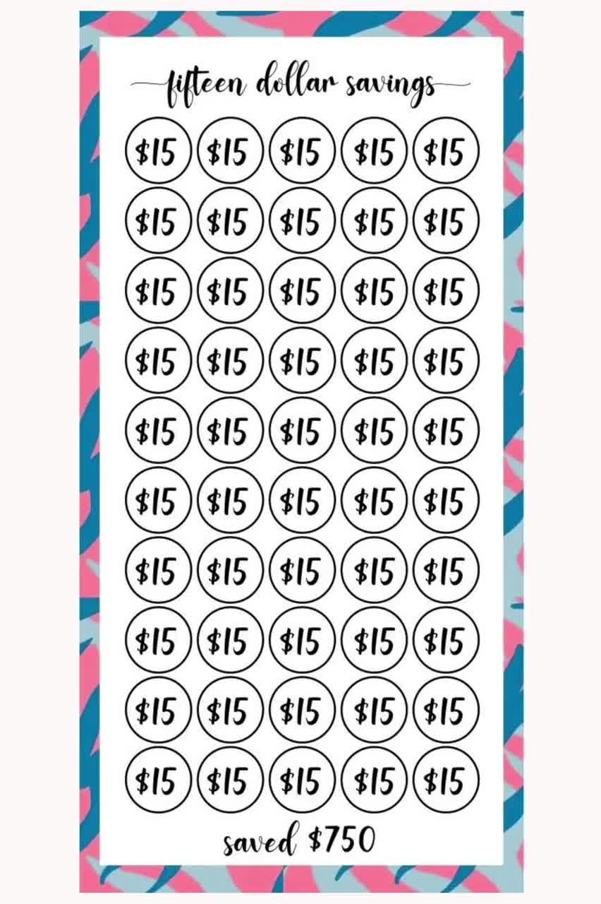 Money Saving Planner,Financial Challenge Tracker,A6 Budget Tracker,Savings  Challenge Bundle,Savings Tracker Journal,A6 Cash Binder 31095279 Vector Art  at Vecteezy