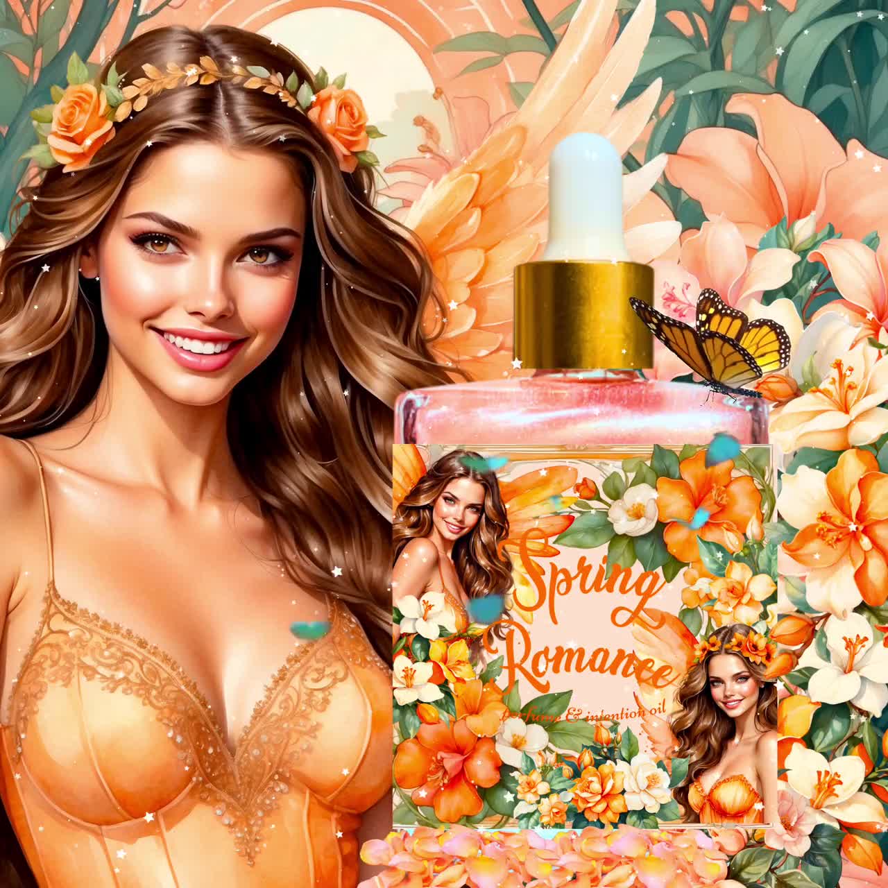 Owocowo-kwiatowy olejek perfumowany, słodki kobiecy, długotrwały zapach dla kobiet, zapach soczystych kwiatów jagód, idealne perfumy na co dzień na prezent dla niej video poster