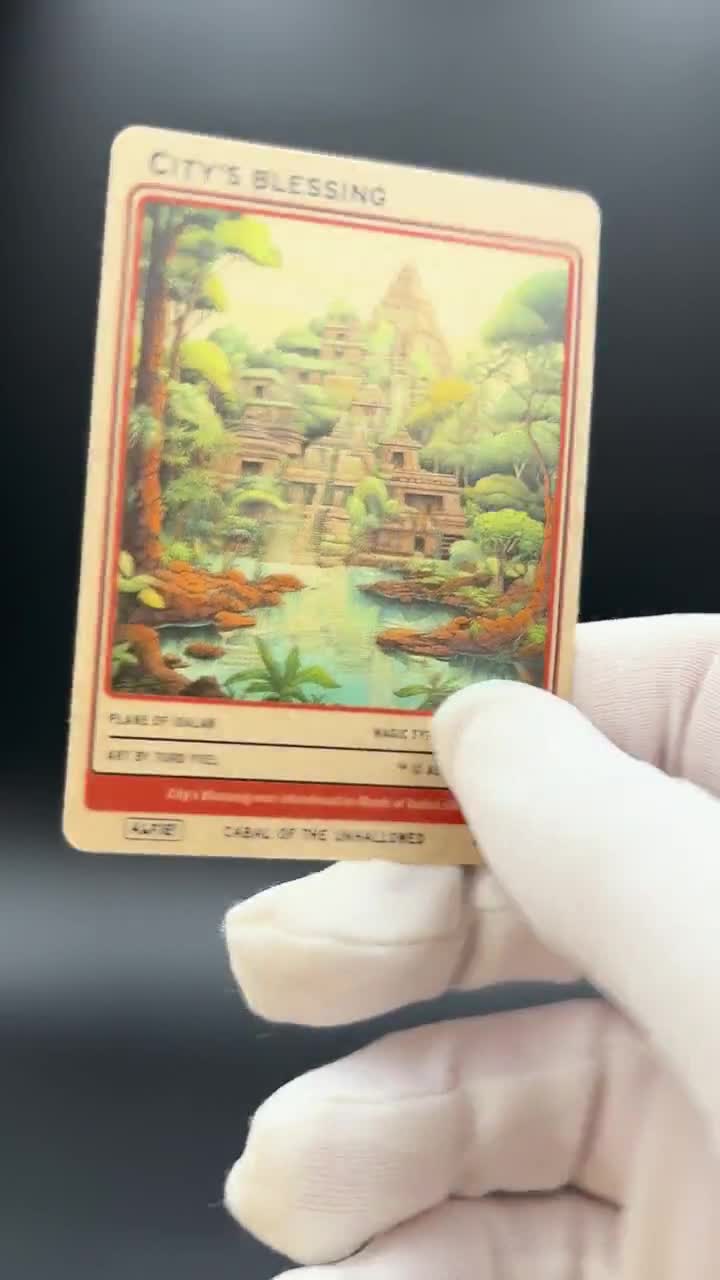 City's Blessing MTG Token - Alfie's Adventure by Alfie - AA125 - Etsy