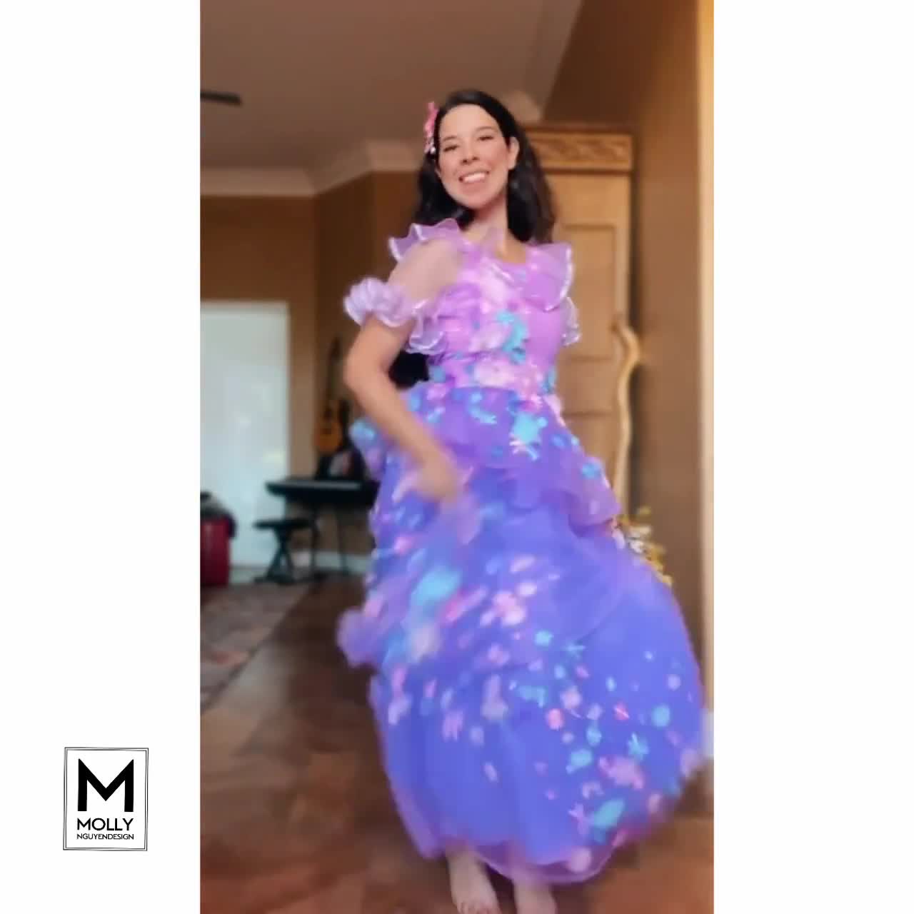Isabela Madrigal (Encanto) Costume for Cosplay & Halloween 2023
