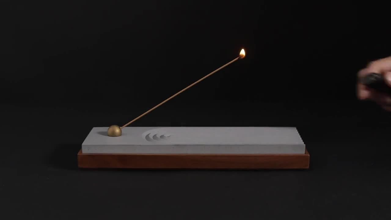 Ridge Extends Incense Burner  Sophisticated & High Quality - Kin Objects