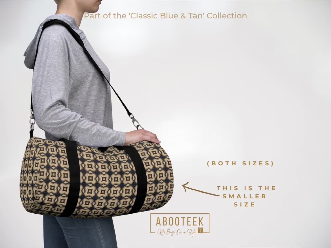 Blue Classic Duffle Bag