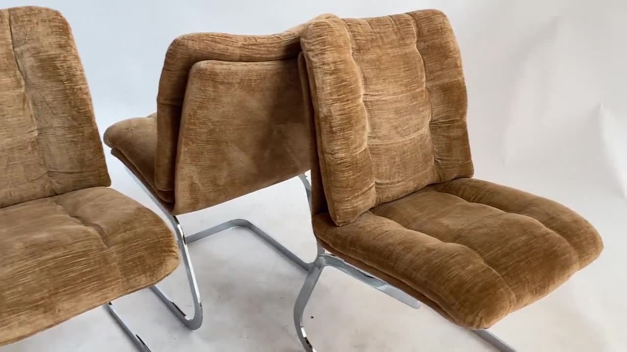 Postmodern Roche Bobois Arm Chairs - a Pair - Custom Made Leather