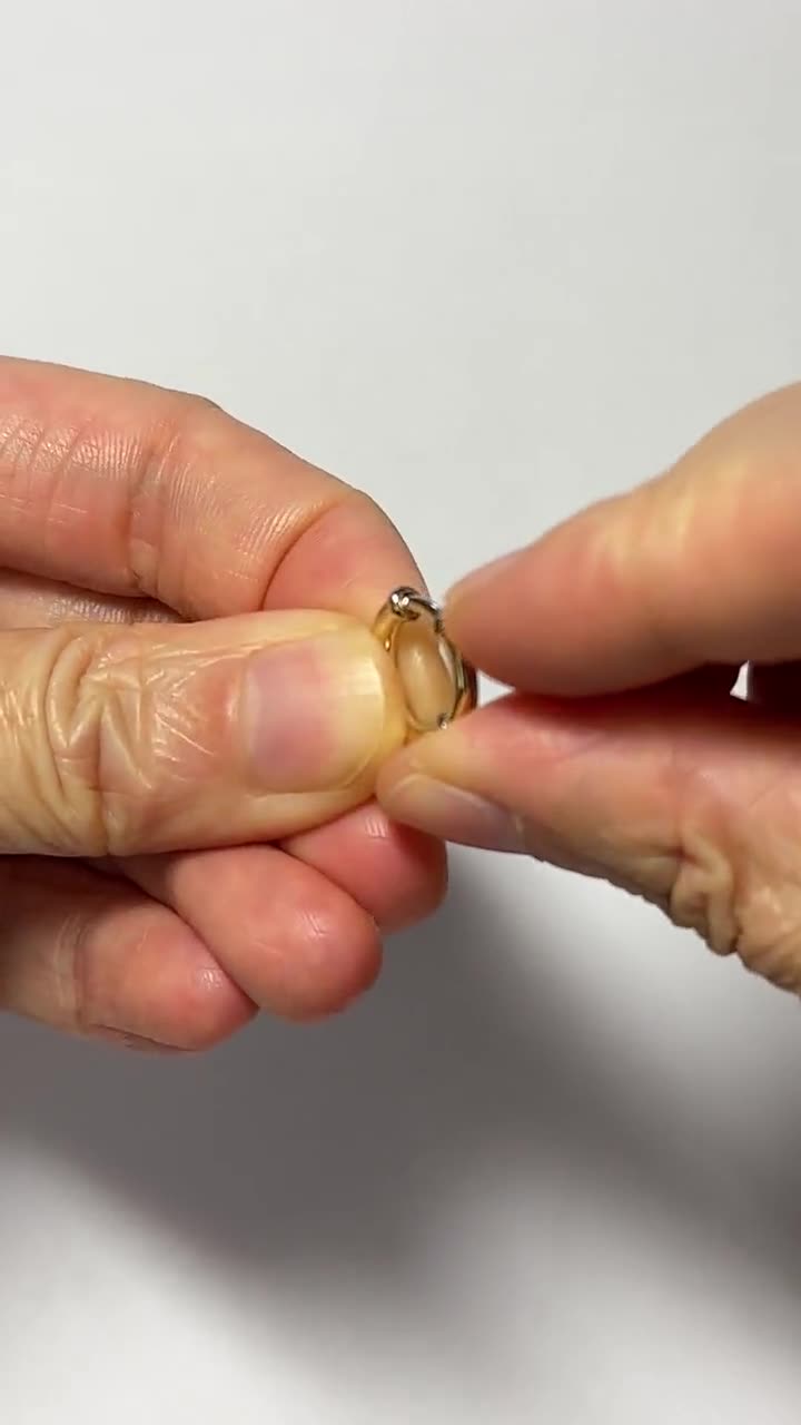 14K Gold Spring Ring Sailor Clasp 12mm 14mm Round Charm Holder Circle Pendant Enhancer for Necklace Connector Hoop Bail Clip Layering AD2392 video poster