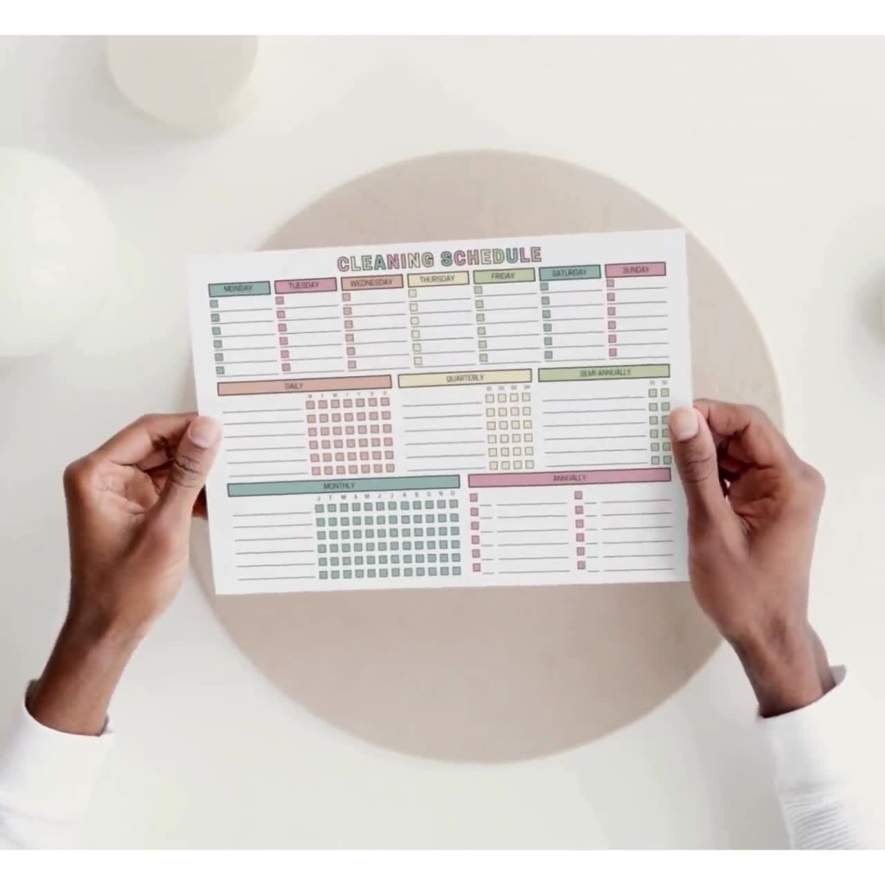 ADHD Cleaning Planner voor Volwassenen