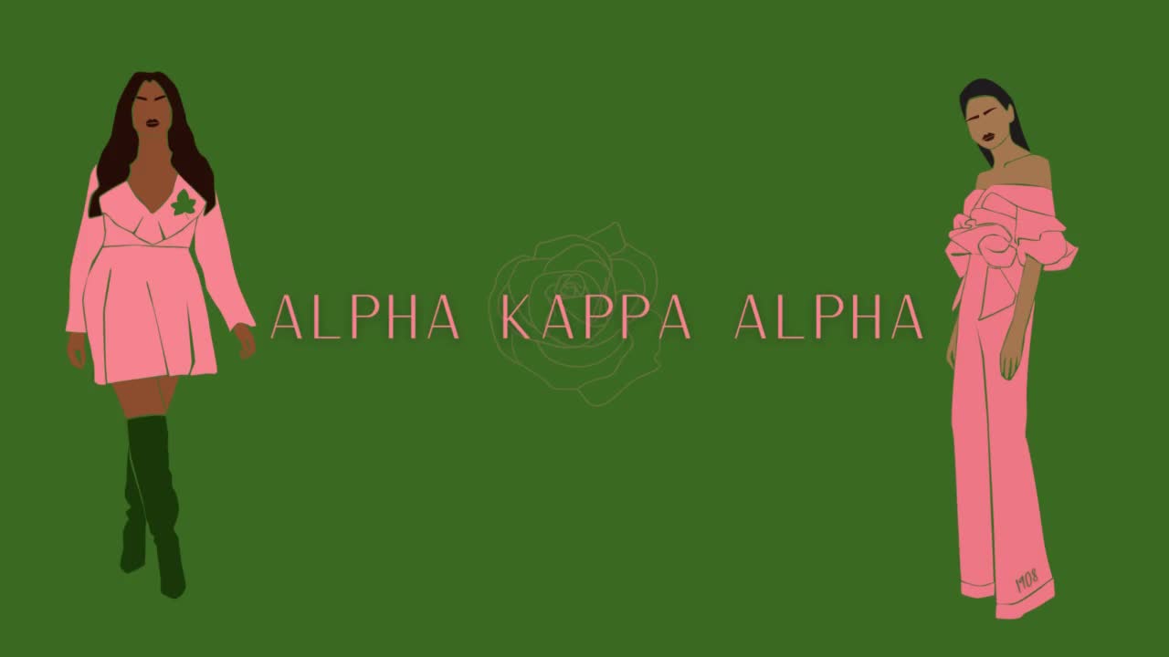 heldin Arrangement verslag doen van Alpha Kappa Alpha Zoom Backgrounds AKA Virtual Meeting - Etsy