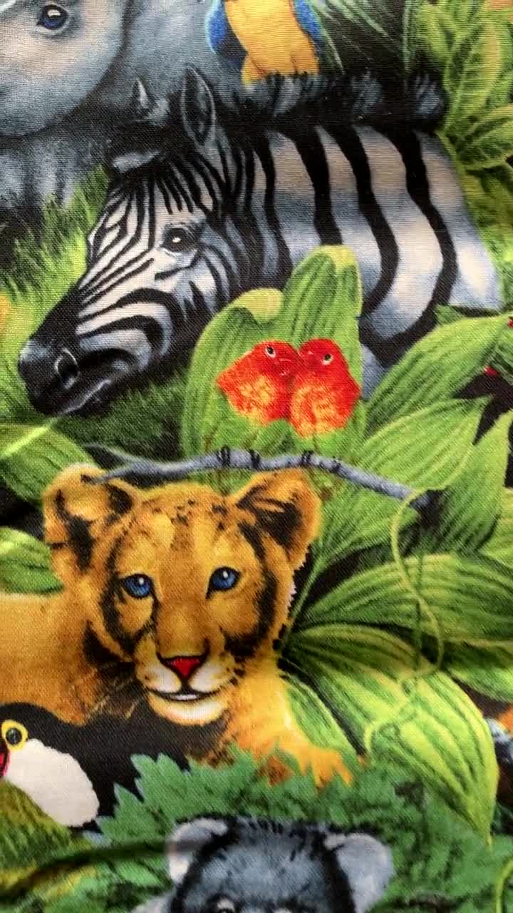 Quilting Fabric fashion Bulk Lot 7lbs Safari Woodlands Farm Baby Red Yellow Blue Green