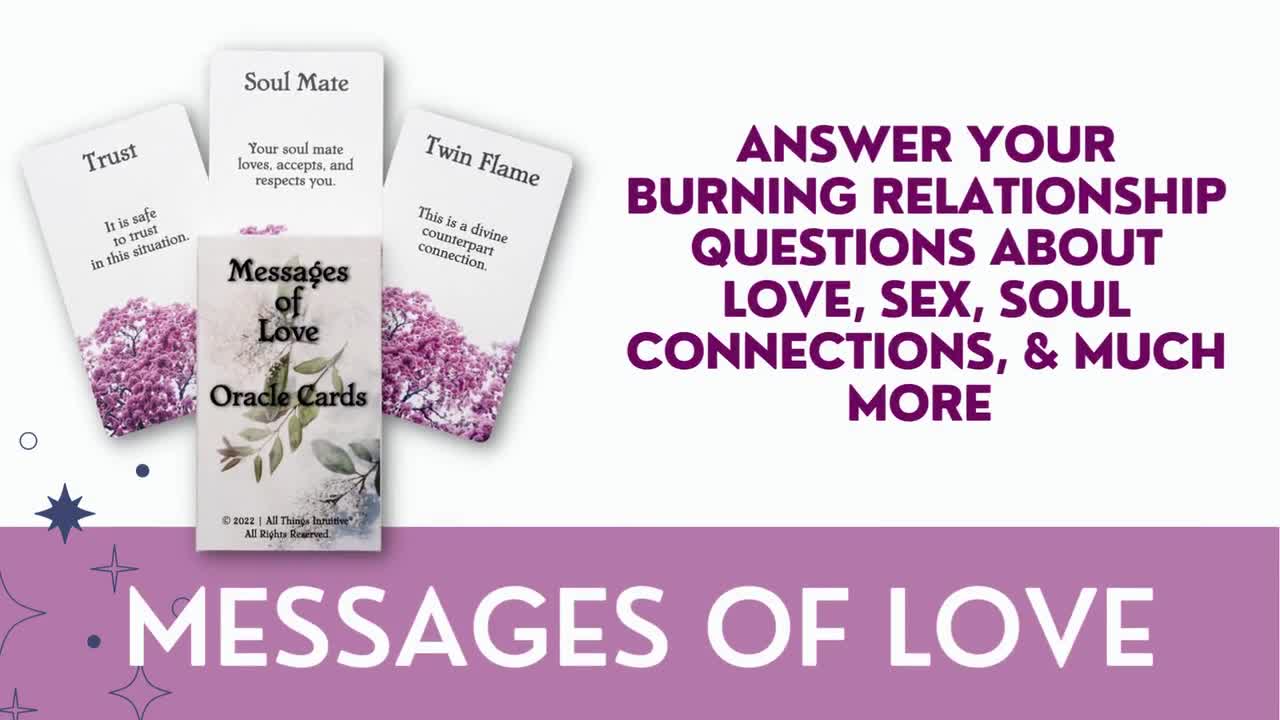  All Things Intuitive Messages of Love Oracle Cards