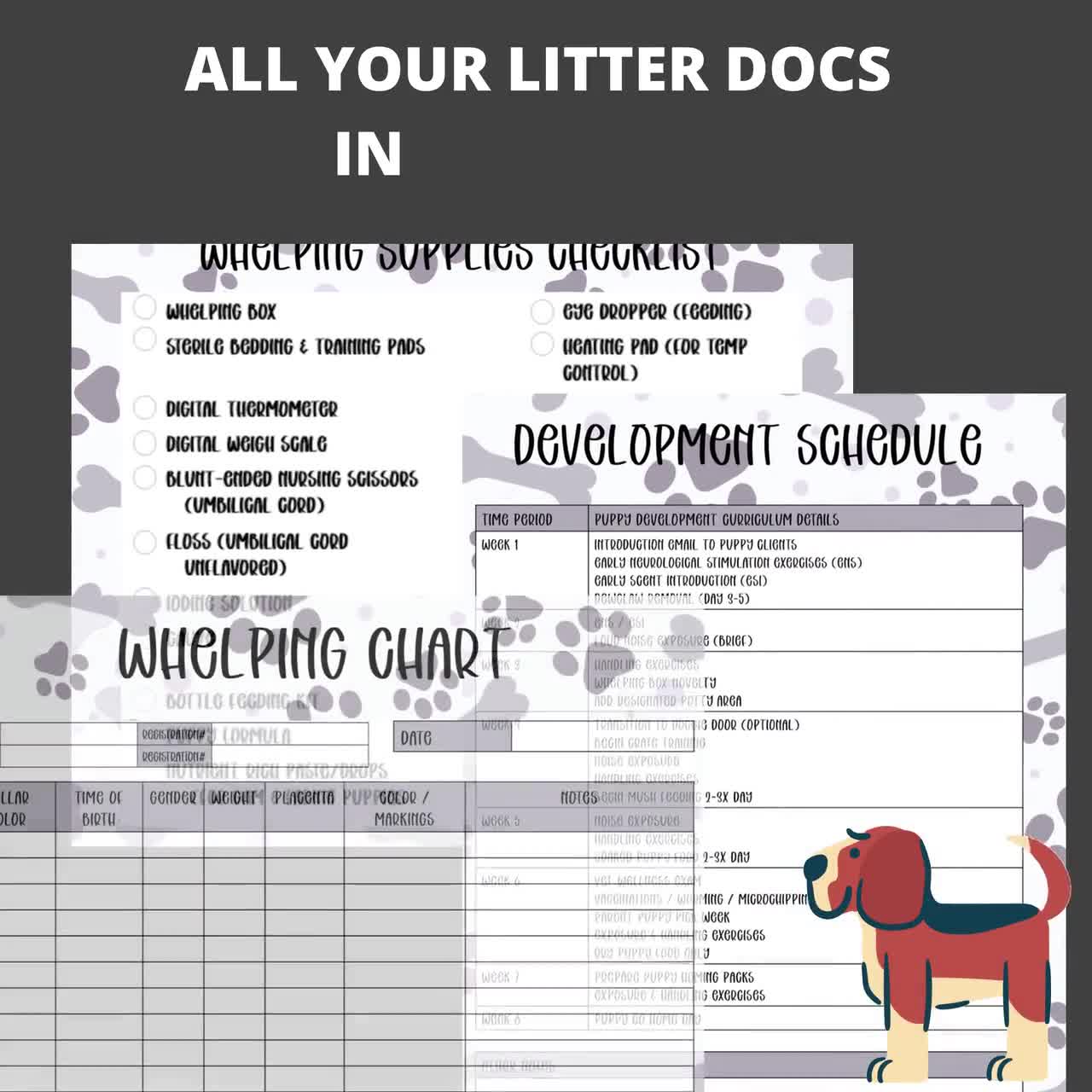 Whelping Checklist - What Supplies Do You Need Before Your Dog Has A Litter  Of Puppies? - Puppy In Training